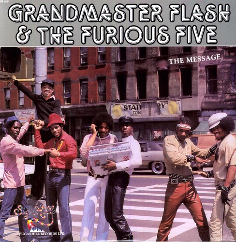 Grandmaster Flash & The Furious Five - Message vinyl record cover