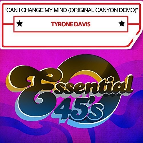 Tyrone Davis - Can I Change My Mind vinyl record cover