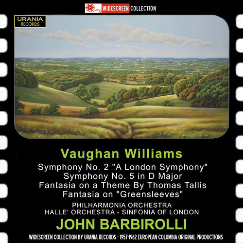 Edward Elgar / Halle Orchestra / Barbirolli,John - Barbirolli Conducts Vaughan-williams vinyl record cover