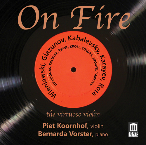 Dvarionas / Koornhof / Vorster - On Fire vinyl record cover