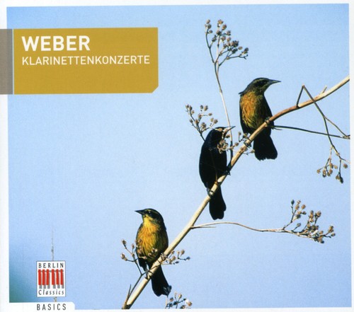 C.M. VON WEBER - Clarinet Concertos vinyl record cover
