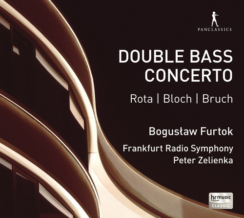 Bloch / Bruch / Frankfurt Radio Sym / Zelienka - Double Bass Concerto vinyl record cover