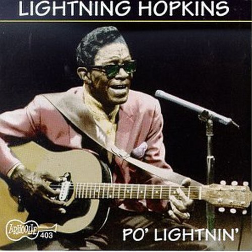Lightnin' Hopkins - Po Lightnin vinyl record cover