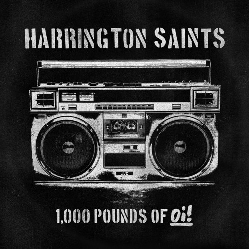 Harrington Saints - 1000 Pounds Of Oi vinyl record cover