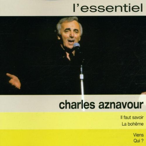 Charles Aznavour - L'essentiel vinyl record cover