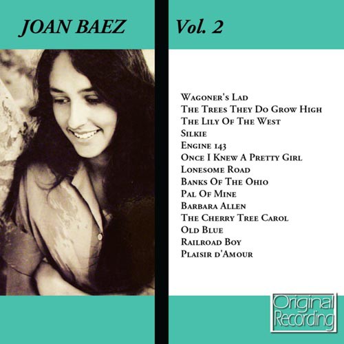 Joan Baez - Vol. 2 vinyl record cover