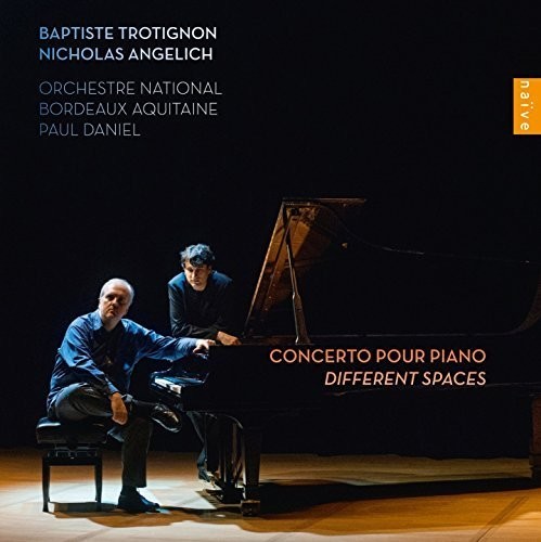 Trotignon / Angelich / Orchestre National Bordeaux - Different Spaces vinyl record cover