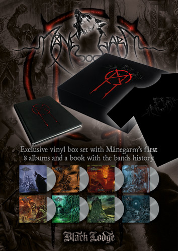 Manegarm - 8LP Boxset + Book + T-Shirt (2XL) vinyl record cover