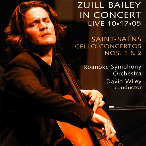 Zuill Bailey - Saint-Saens/Massenet : Cello Concertos 1 & 2 vinyl record cover