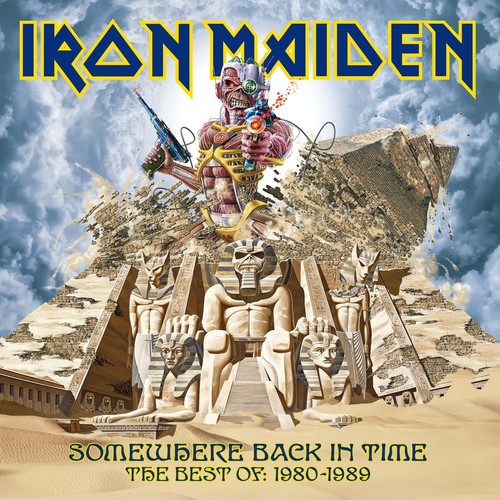 Iron Maiden - Somewhere Back in Time vinyl record cover