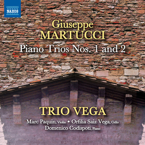 Martucci / Trio Vega - Piano Trios Nos. 1 & 2 vinyl record cover