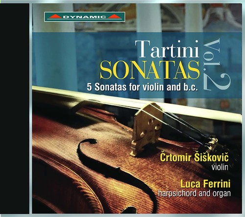 Tartini / Siskovic / Ferrini - Giuseppe Tartini: 5 Sonatas for Violin & b.c. vinyl record cover
