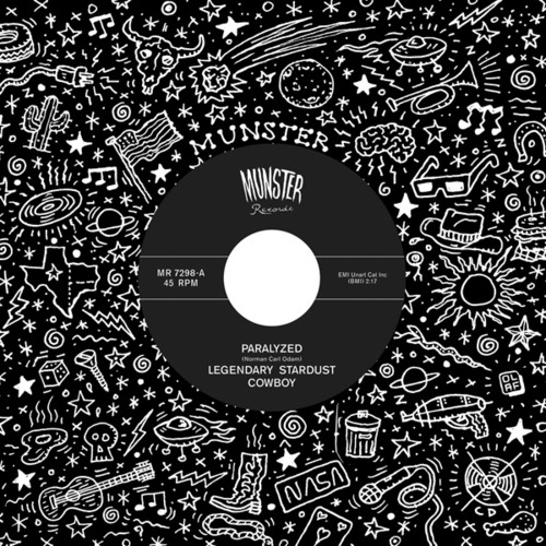 Legendary Stardust Cowboy - Paralyzed / Down In The Wrecking Yard vinyl record cover