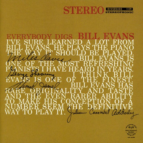 Bill Evans - Everybody Digs Bill Evans: Keepnews Collection vinyl record cover