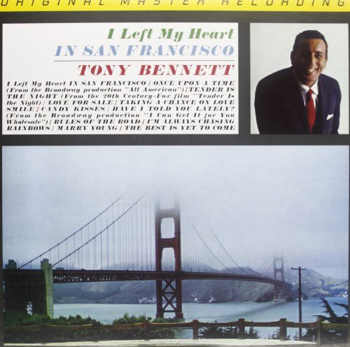 Tony Bennett - I Left My Heart in San Francisco vinyl record cover