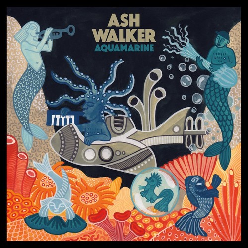 Ash Walker - Aquamarine vinyl record cover