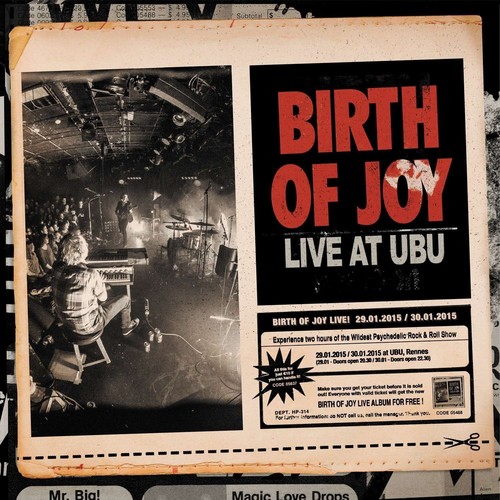 Birth Of Joy - Live at Ubu vinyl record cover