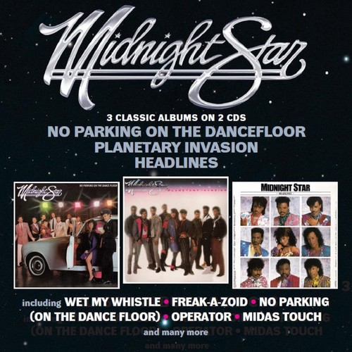 Midnight Star - No Parking On The Dancefloor / Planetary Invasion / Headlines vinyl record cover