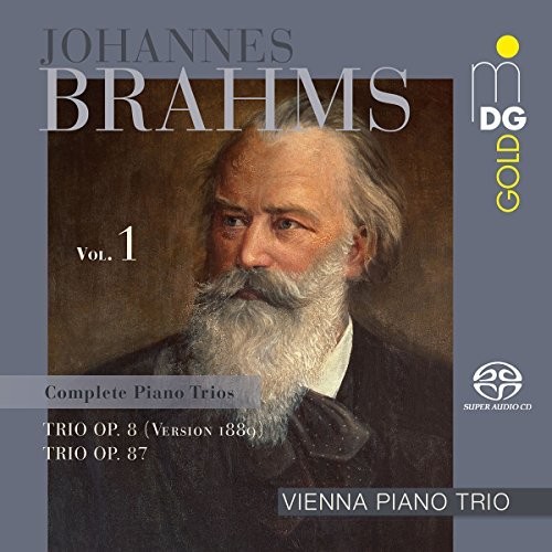 Vienna Piano Trio - Brahms: Piano Trios Op. 8 & 87 vinyl record cover
