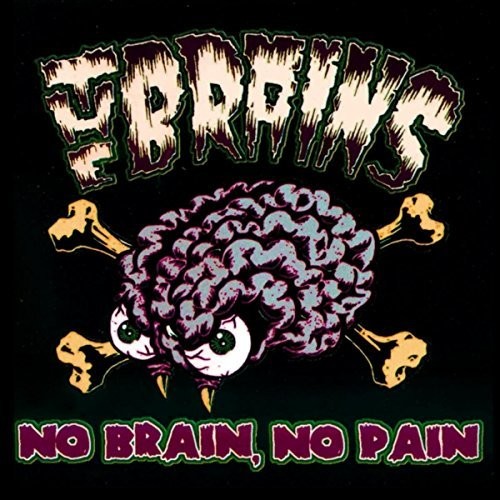 The Brains - No Brain No Pain vinyl record cover