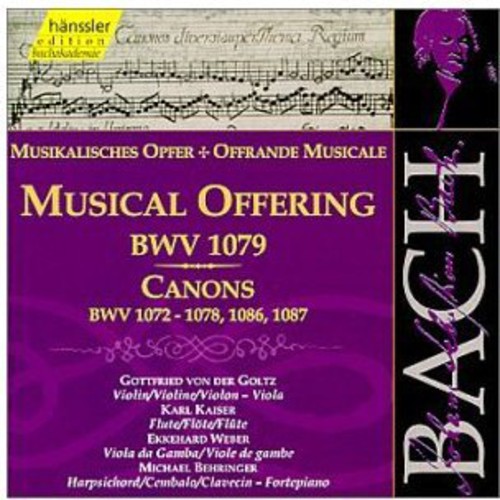 Musical Offering BWV 1079 133, Cannons BWV 1072-78