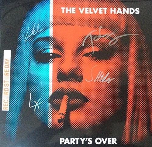 Velvet Hands - Party's Over (Blue) vinyl record cover