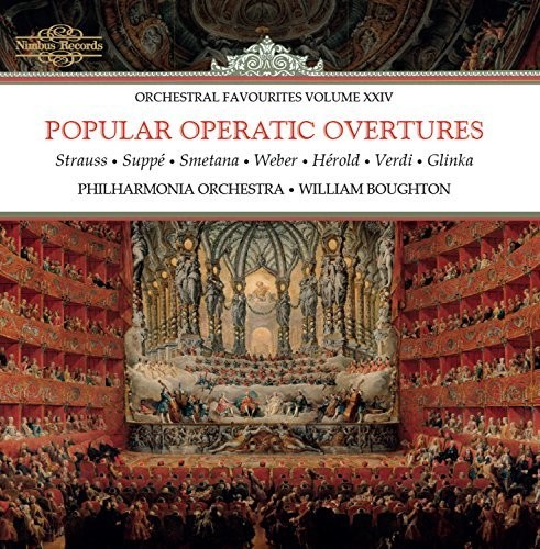 M Glinka / Boughton,William - Popular Operatic Overtures vinyl record cover