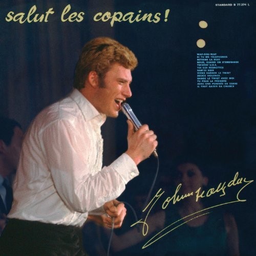 Johnny Hallyday - Salut Les Copains vinyl record cover