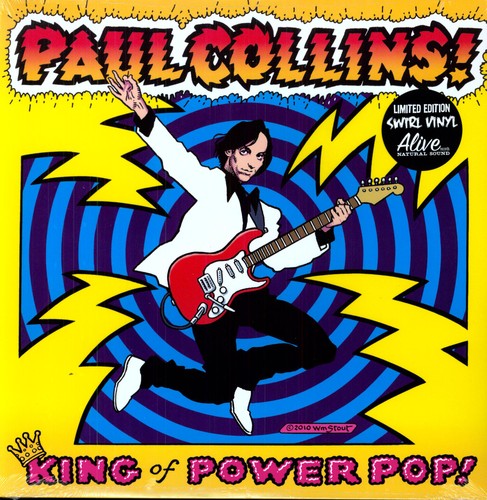 Paul Collins - King Of Power Pop! vinyl record cover