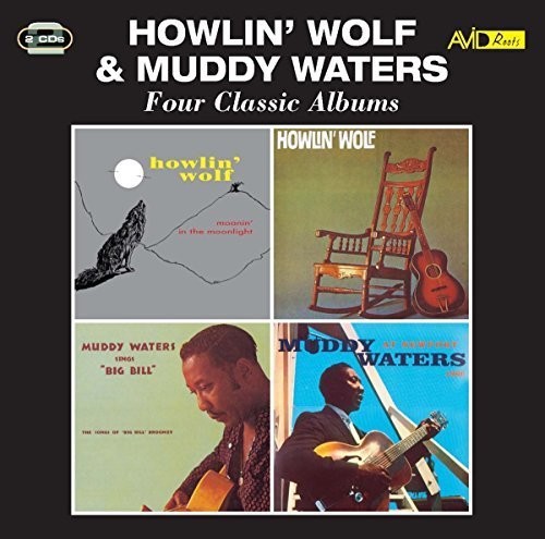 Howlin Wolf / Muddy Waters - Moanin in the Moonlight / Howlin Wolf Sings Big vinyl record cover