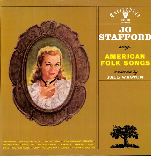 Jo Stafford - Sings American Folk Songs vinyl record cover