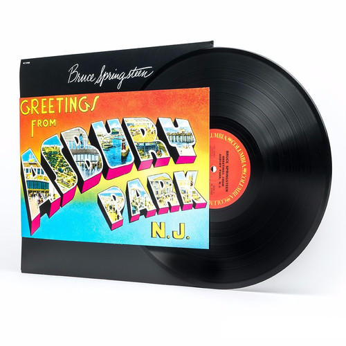Bruce Springsteen - Greetings From Asbury Park, NJ vinyl record cover