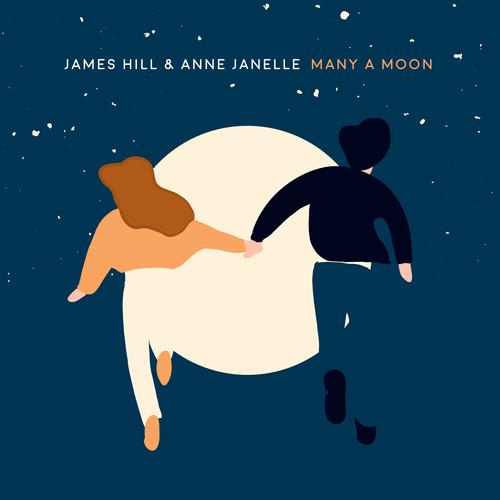 James Hill & Anne Janelle - Many A Moon vinyl record cover
