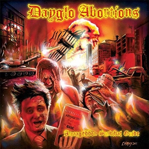 Dayglo Abortions - Armageddon Survival Guide vinyl record cover