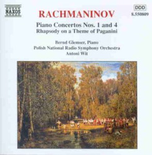 Bernd Glemser - Piano Ctos 1 & 4: Rhapsody on a Theme of Paganini