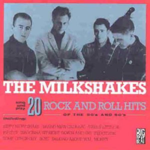 e Milkshakes - 20 Rock & Roll Hits Of The 50's & vinyl record cover