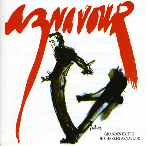 Charles Aznavour - Grandes Exitos en Castellano vinyl record cover