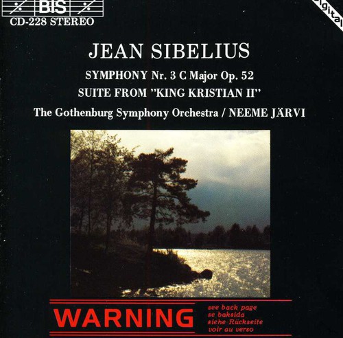 Neeme Järvi - Symphony 3 vinyl record cover