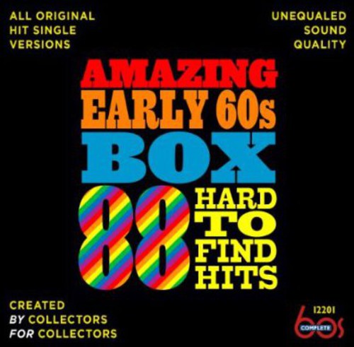 Amazing Early 60s Box 88 Hard-To-Find Hits - Amazing Early 60s Box: 88 Hard-To-Find Hits / Various vinyl record cover