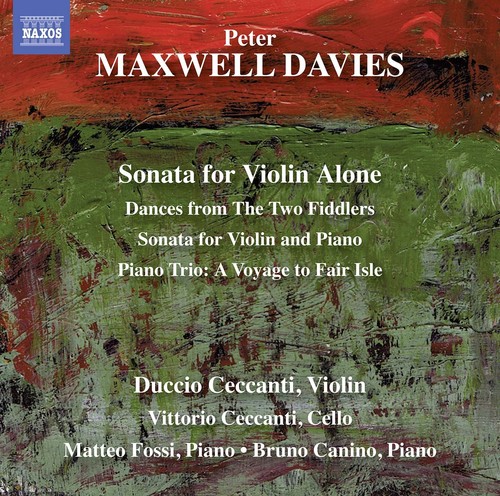 Davies / Ceccanti / Fossi - Maxwell Davies: Sonata for Violin Alone vinyl record cover