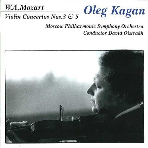 W.A. Mozart - Concerto for Violin & Orchestra vinyl record cover