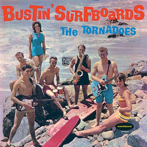 Tornadoes - Bustin' Surfboards vinyl record cover