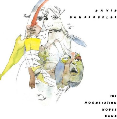 David Vandervelde - The Moonstation House Band vinyl record cover