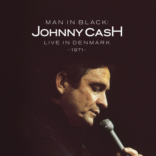 Johnny Cash - Man in Black: Live in Demark 1971 vinyl record cover