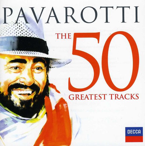 Luciano Pavarotti - 50 Greatest Tracks vinyl record cover