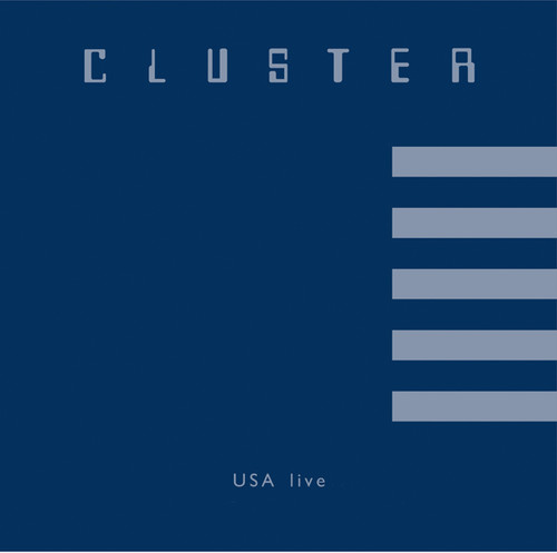 Cluster - USA Live vinyl record cover
