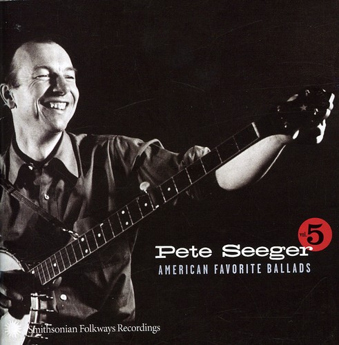 Pete Seeger - American Favorite Ballads, Vol. 5 vinyl record cover