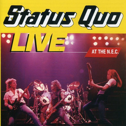 Status Quo - Live At The N.E.C vinyl record cover