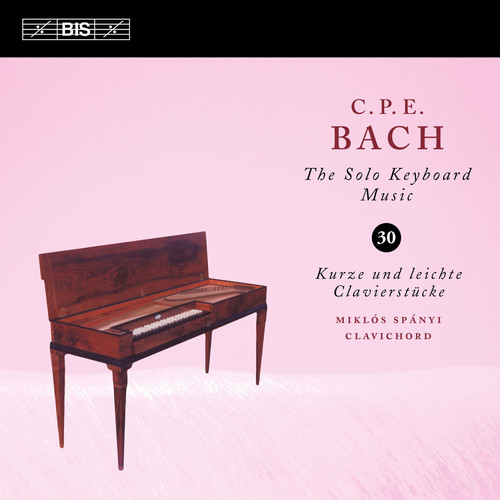 C Bach PE / Spanyi,Miklos - Solo Keyboard Music 30 vinyl record cover