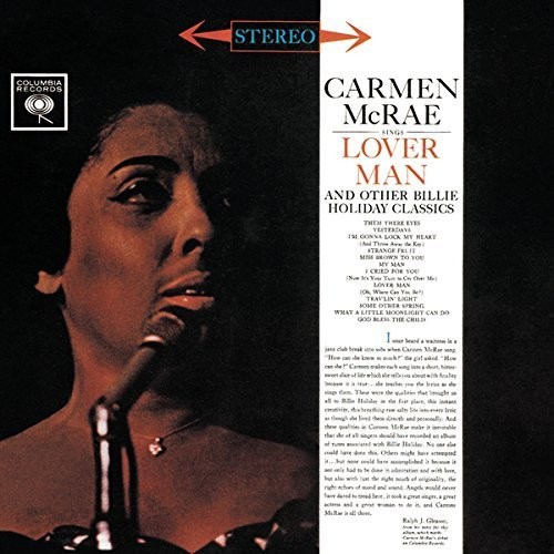 Carmen Mcrae Sings Lover Man & Other Billie Holilday Classics